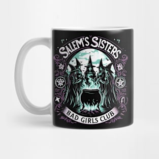 Salem's Sisters Bad Girls Club - Vintage Occult - Goth Witches Mug